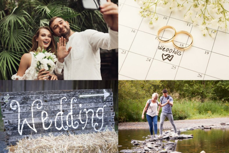 Wedding inspiration collage