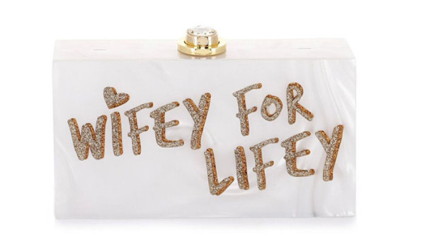 Wifey for Lifey wedding clutch bag