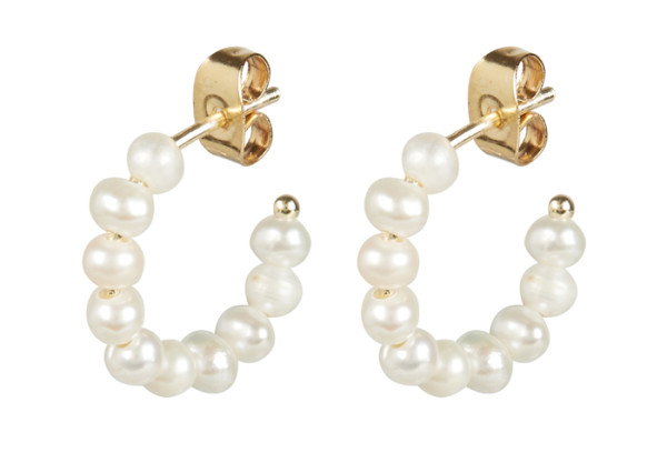 Oliver Bonas bridal pearl earrings