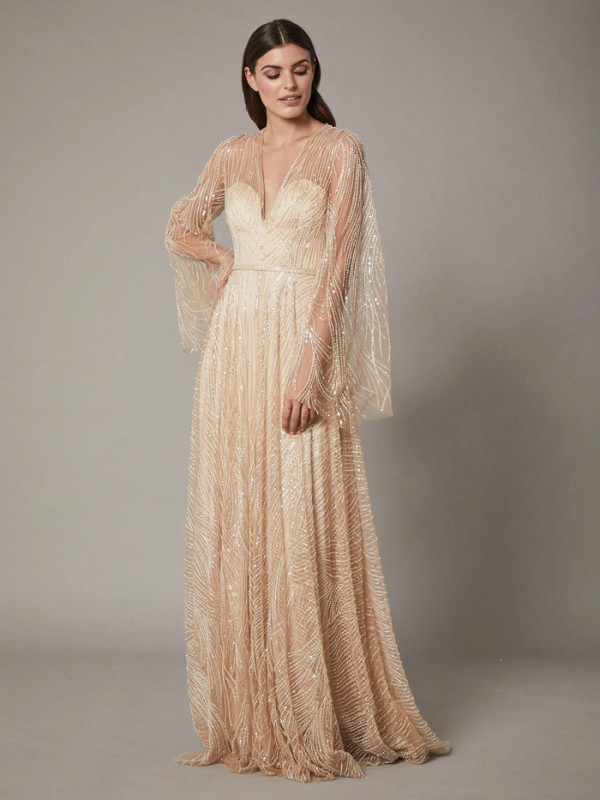 Catherine Deane gold wedding dress