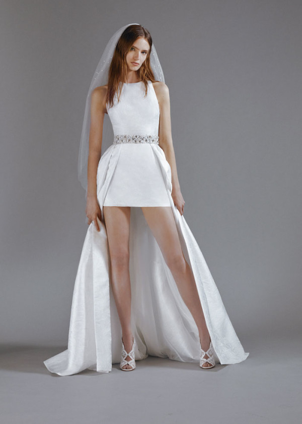 Galia Lahav mini wedding dress